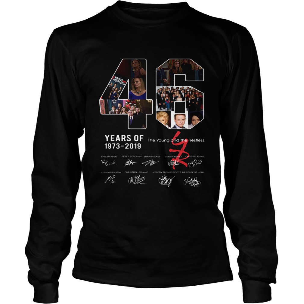 46 years of The Young and the Restless 1973 2019 LongSleeve
