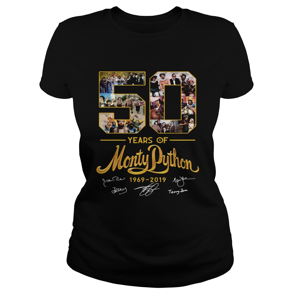 50 years of Monty Python 1969 2019 signature Classic Ladies