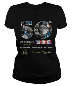 50th anniversary 19692019 Apollo 11 Neil Armstrong Michael Collins Buzz Aldrin  Classic Ladies