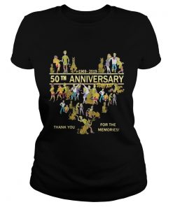 50th anniversary Scooby doo 19692019 thank you for the memories  Classic Ladies