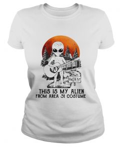 Alien play guitar this is my Alien from Area 51 costume  Classic Ladies