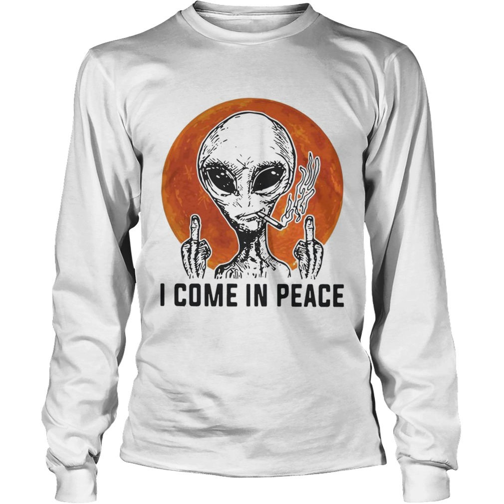 Aliens I come in peace LongSleeve
