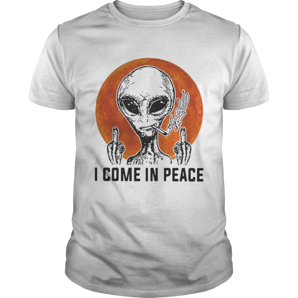 Aliens I come in peace Unisex