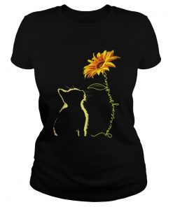 Awesome Cat You Are My Sunshine Sunflower  Classic Ladies