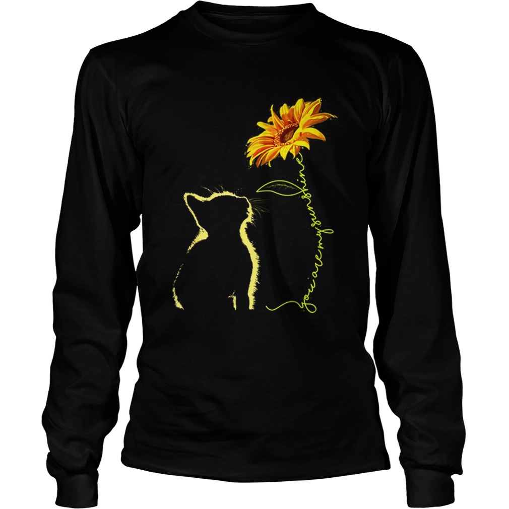 Awesome Cat You Are My Sunshine Sunflower LongSleeve