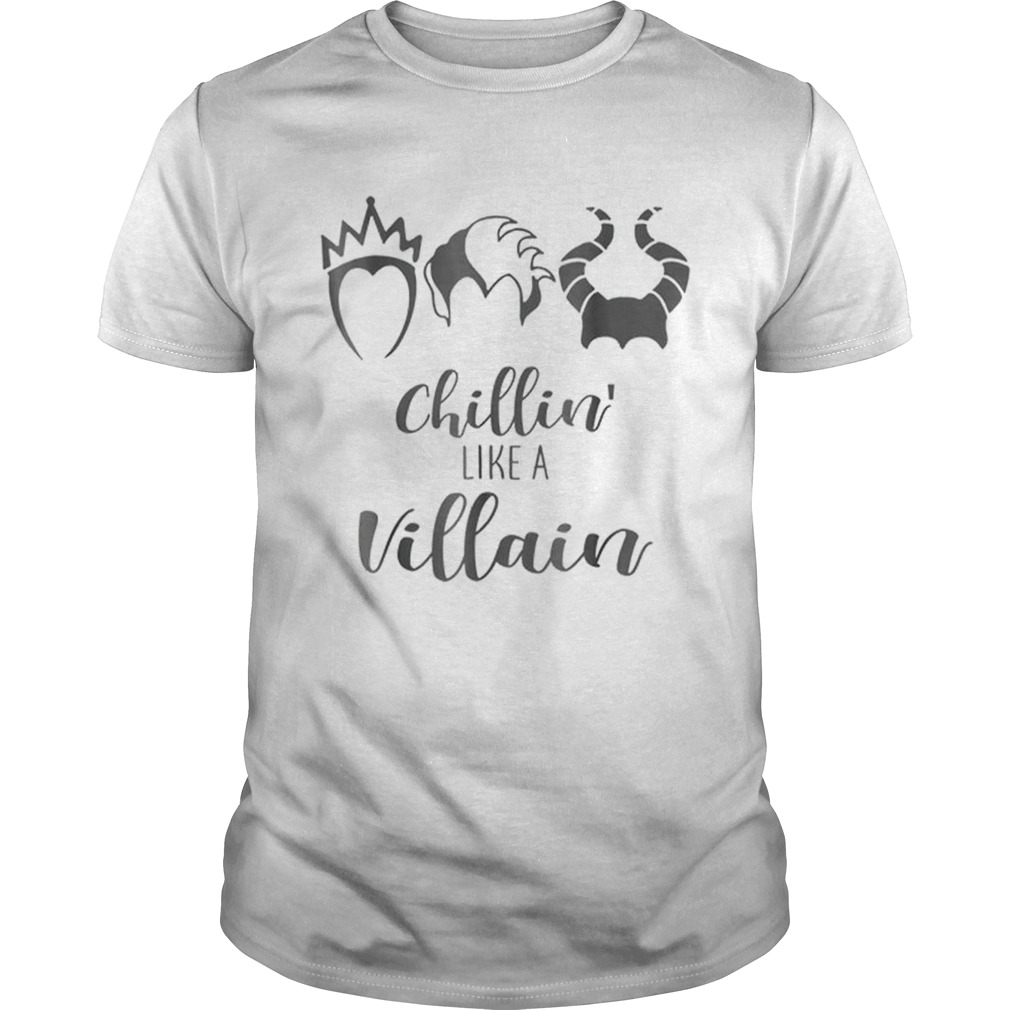 Awesome Chillin Like A Villain Distressed shirt