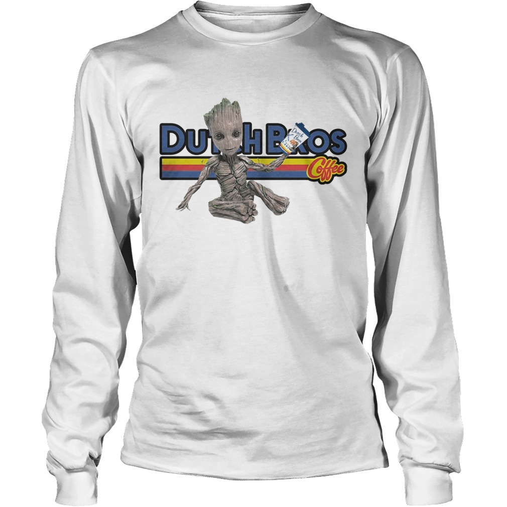 Baby Groot Dutch Bros coffee LongSleeve