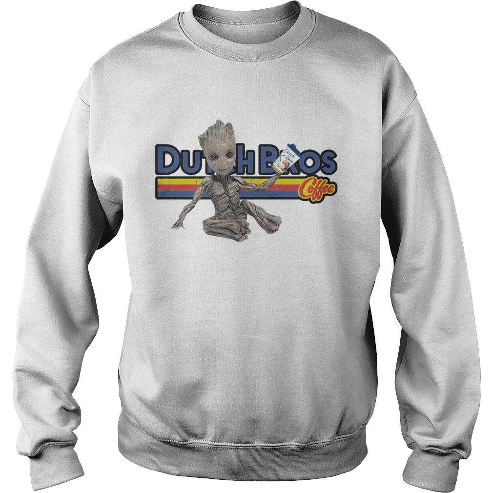 Baby Groot Dutch Bros coffee Sweatshirt