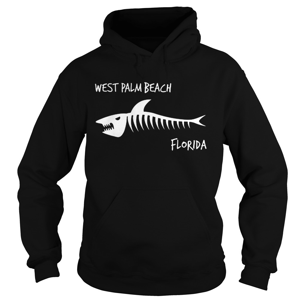 Best price West Palm Beach Florida Shark Skeleton Hoodie