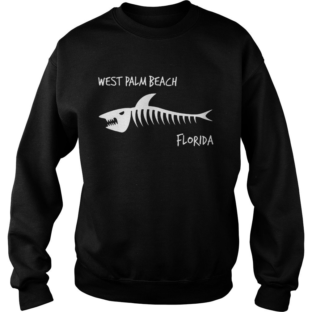 Best price West Palm Beach Florida Shark Skeleton Sweatshirt