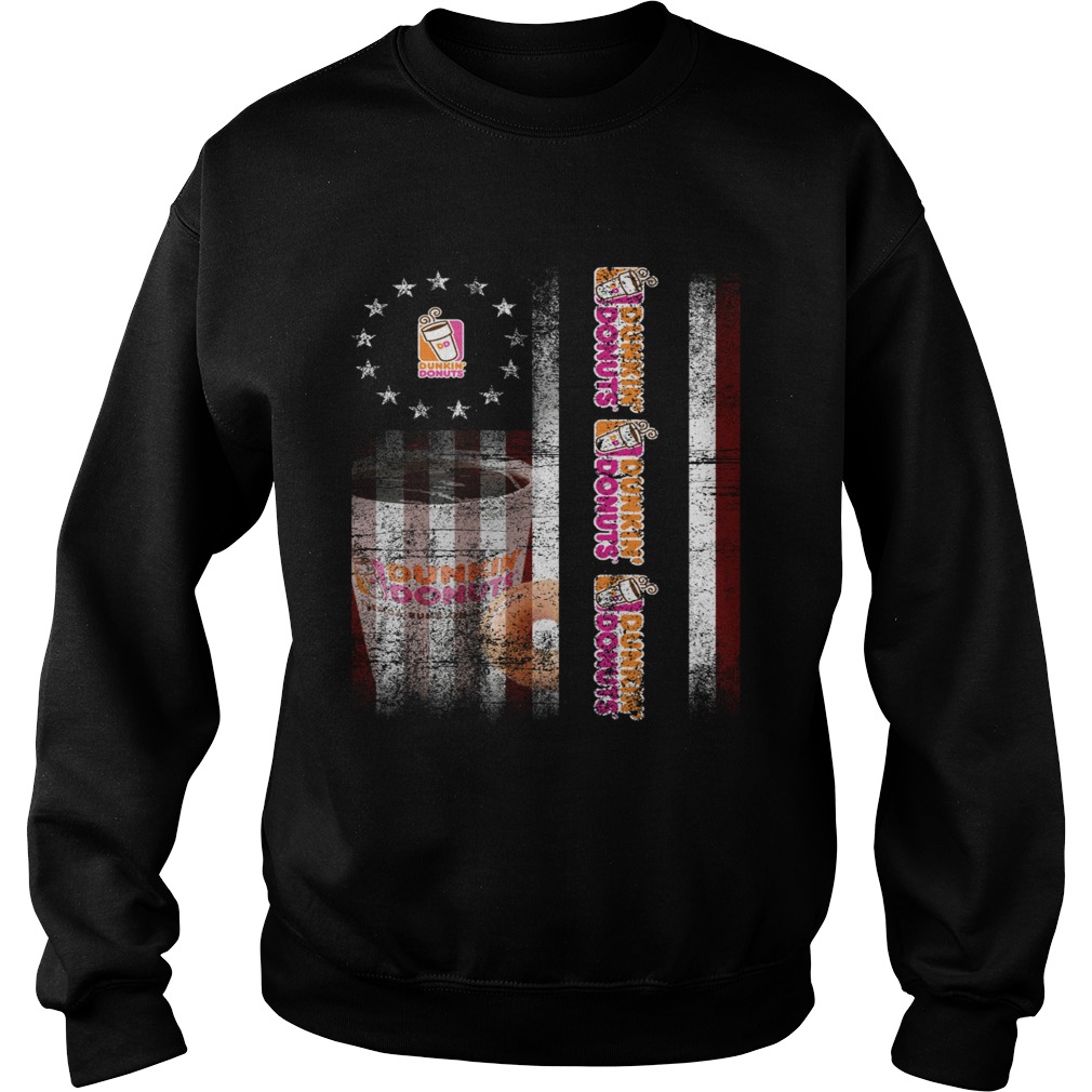 Betsy Ross flag Dunkin Donuts Sweatshirt
