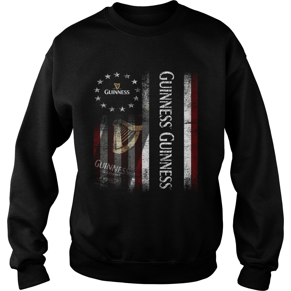Betsy Ross flag Guinness Draught Sweatshirt