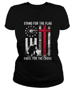 Betsy Ross flag Stand for the flag DawgNation Georgia Bulldogs  Classic Ladies