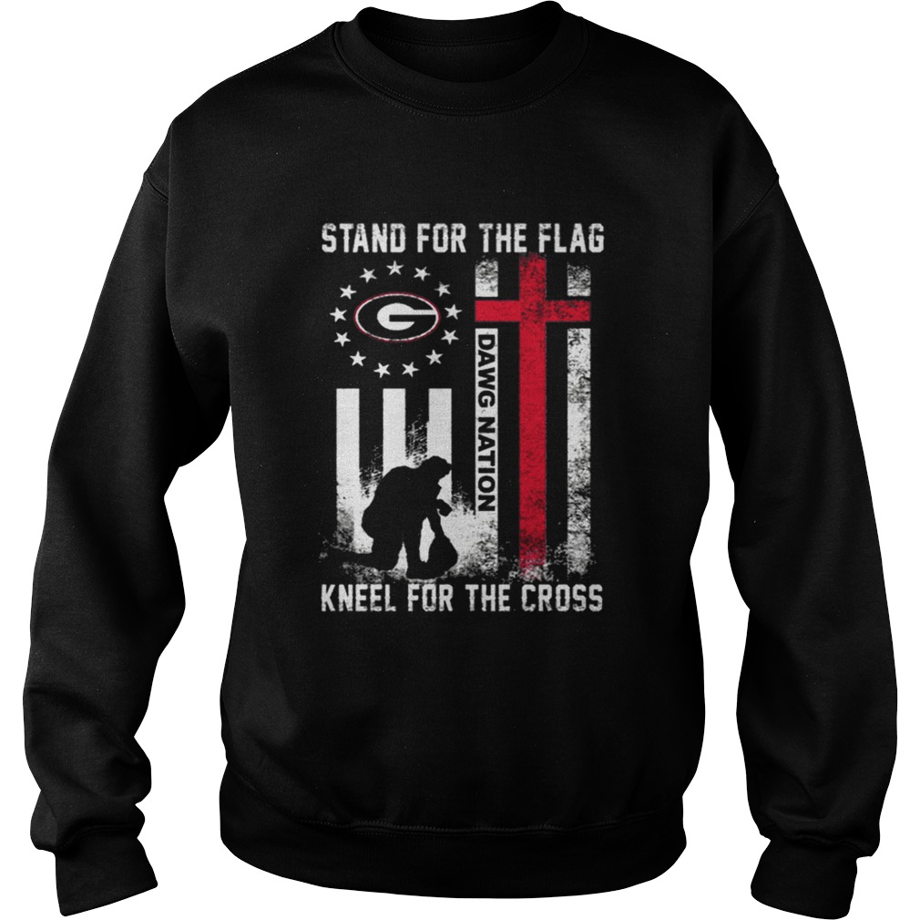 Betsy Ross flag Stand for the flag DawgNation Georgia Bulldogs Sweatshirt