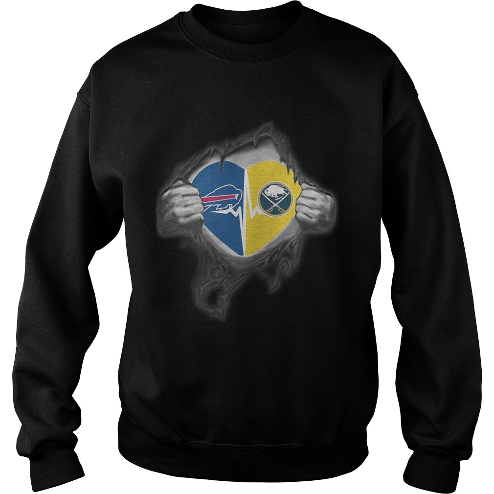 Bills Sabres Its in my heart inside me Sweatshirt