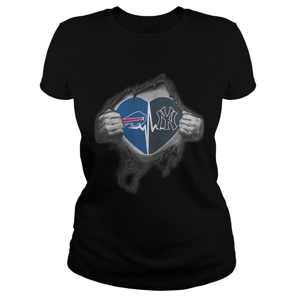 Bills Yankees Its in my heart inside me Classic Ladies