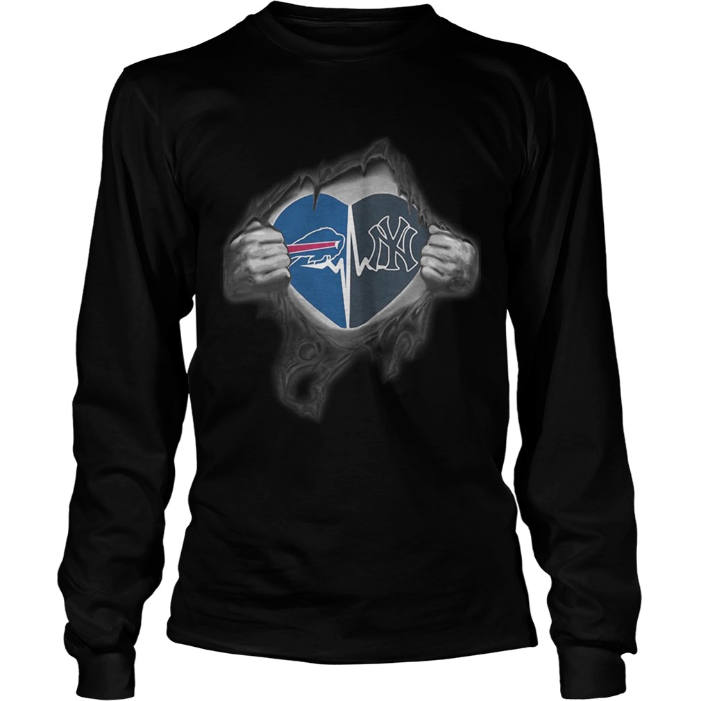 Bills Yankees Its in my heart inside me LongSleeve