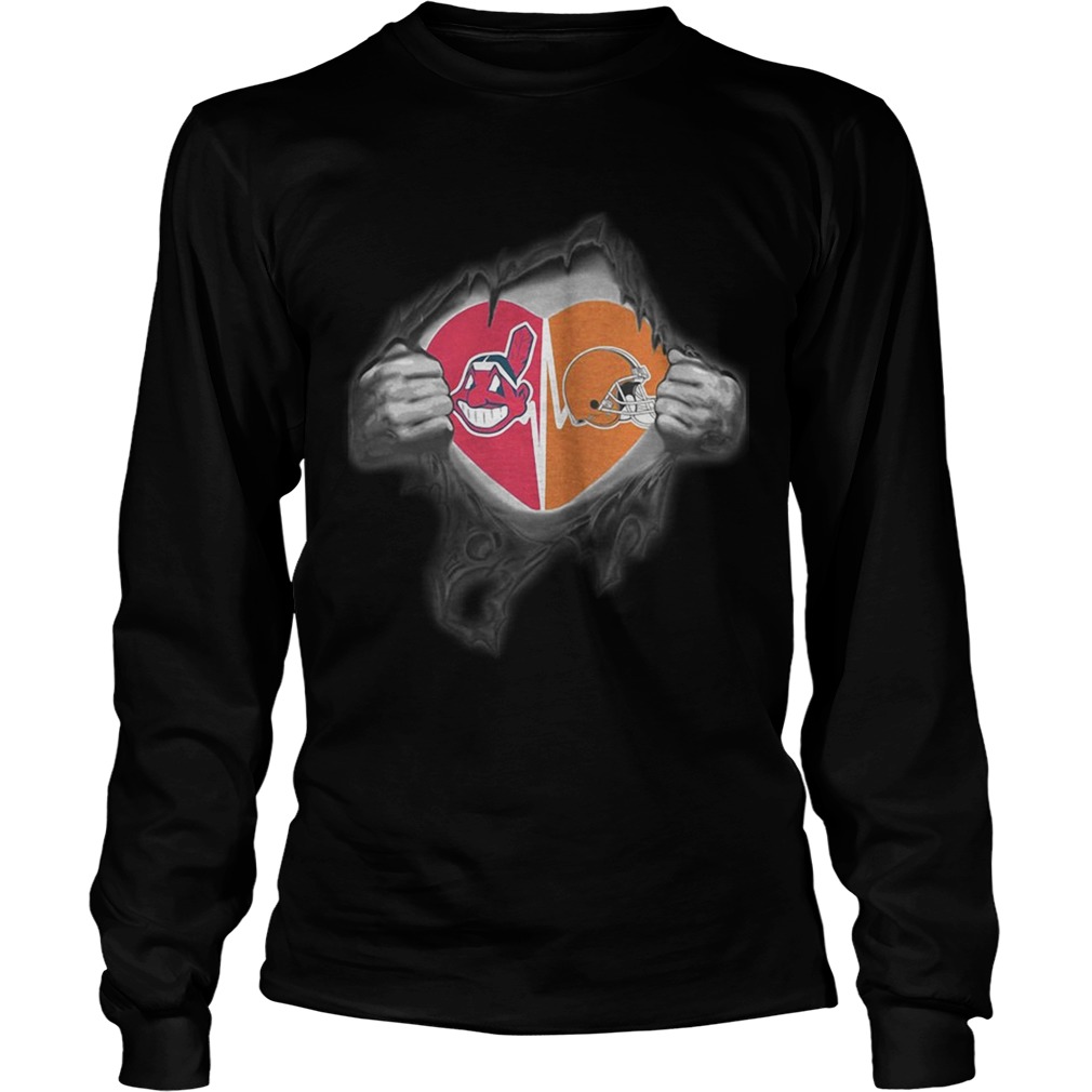Browns Indians Its in my heart inside me LongSleeve