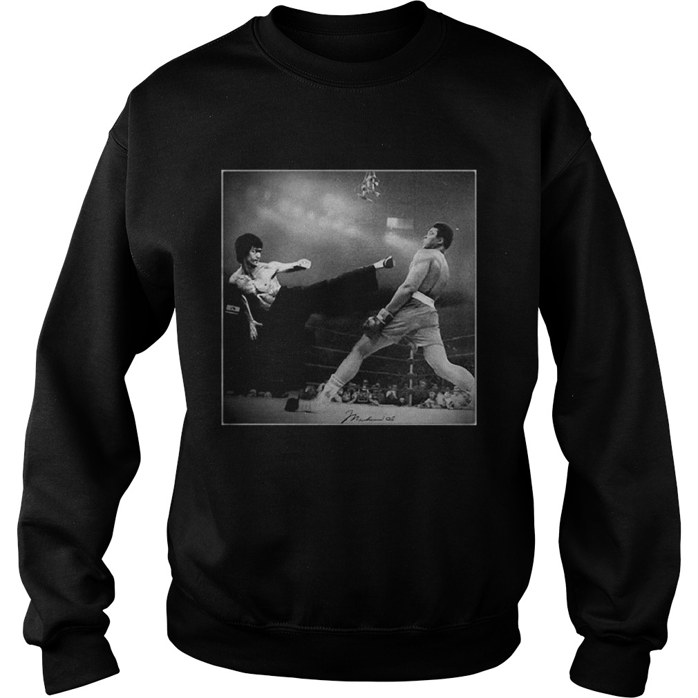 Bruce Lee vs Muhammad Ali Sweatshirt