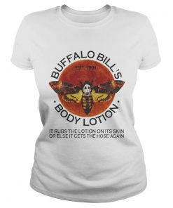 Buffalo Bills est 1991 body lotion it rubs the lotion sunset  Classic Ladies