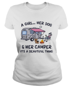 Camping a girl her dog and her camper its beautifulthing  Classic Ladies