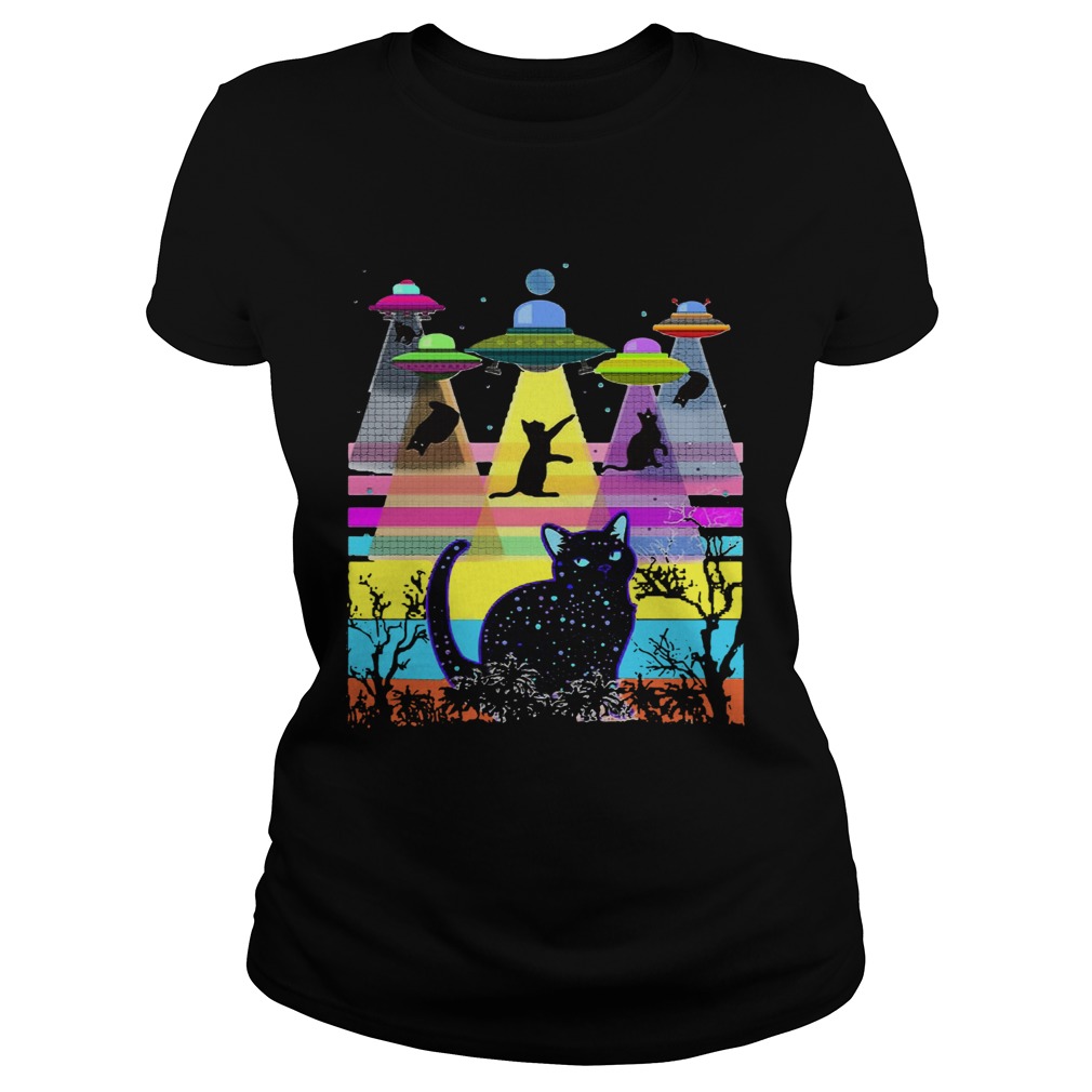 Cats UFO color Classic Ladies