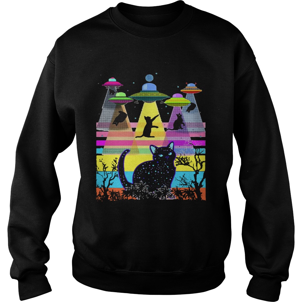Cats UFO color Sweatshirt