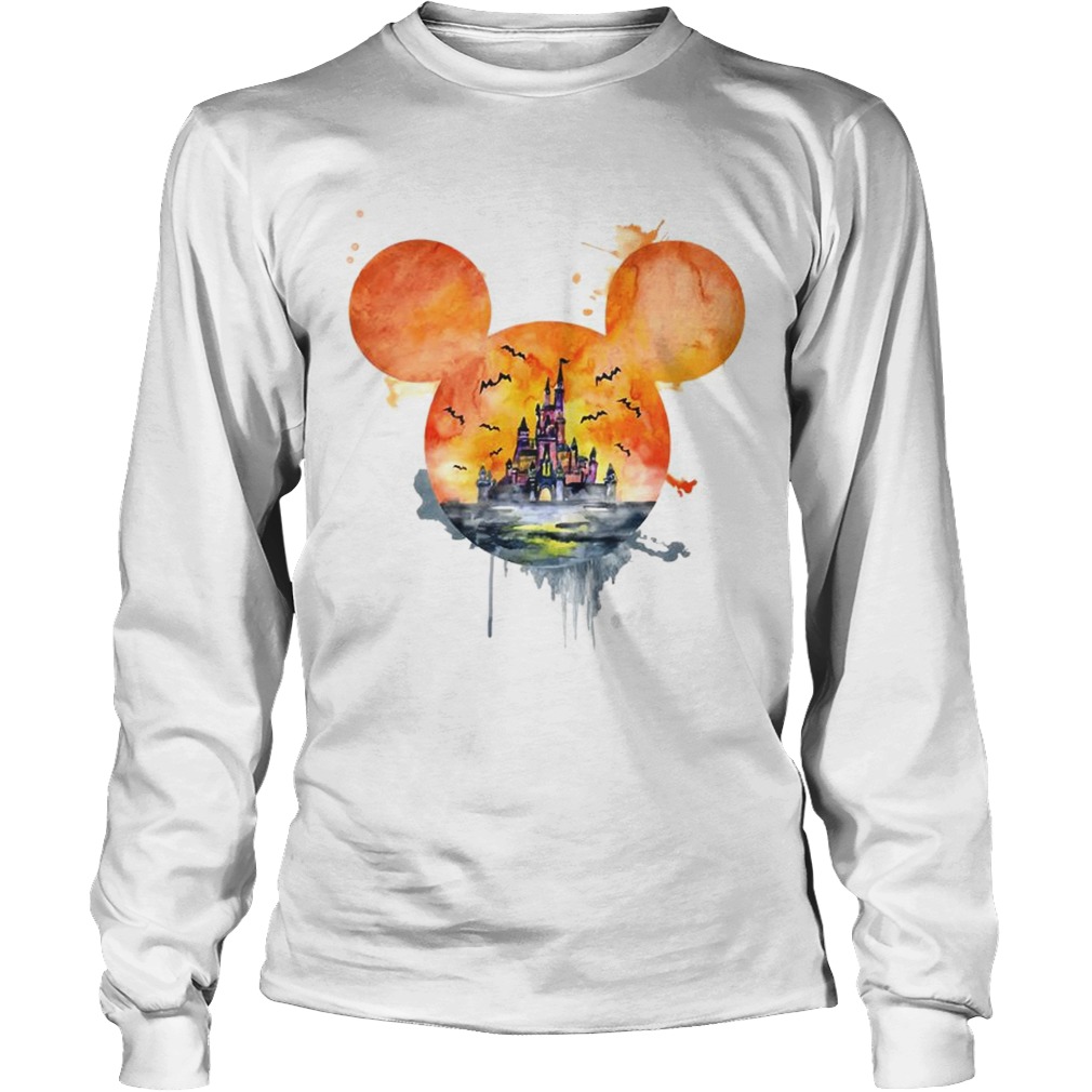 Cinderella Castle Walt Disney World Mickey Mouse Cute Women Men Shirts LongSleeve
