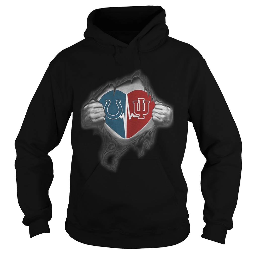 Colts Hoosiers Its in my heart inside me Hoodie