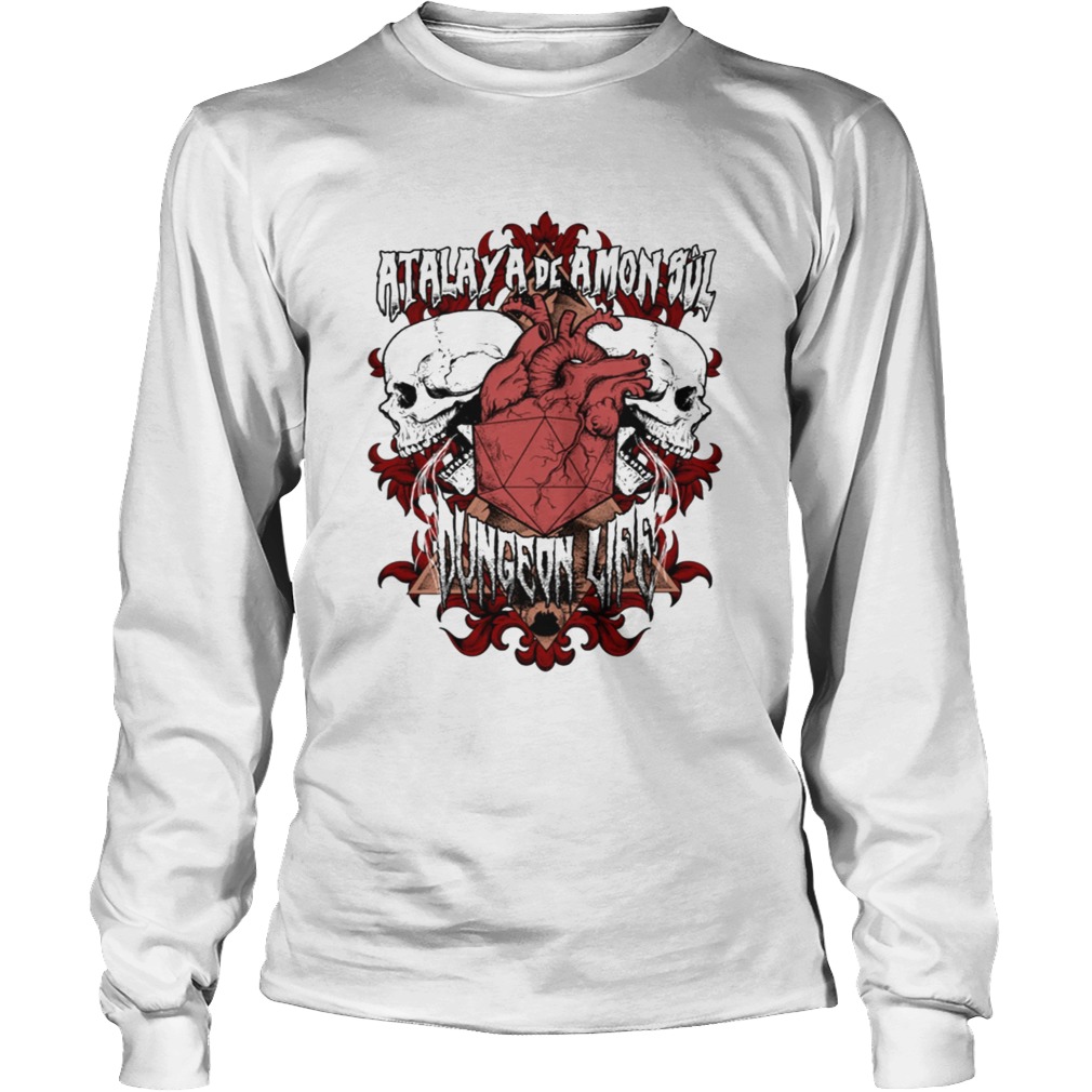 D20 heartdungeon life t LongSleeve