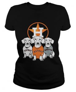 Dachshund Houston Astros  Classic Ladies