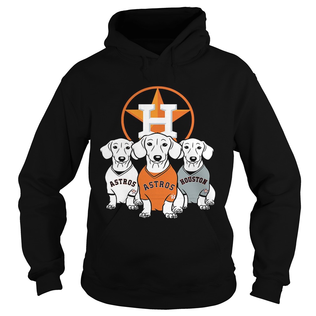 Dachshund Houston Astros Hoodie