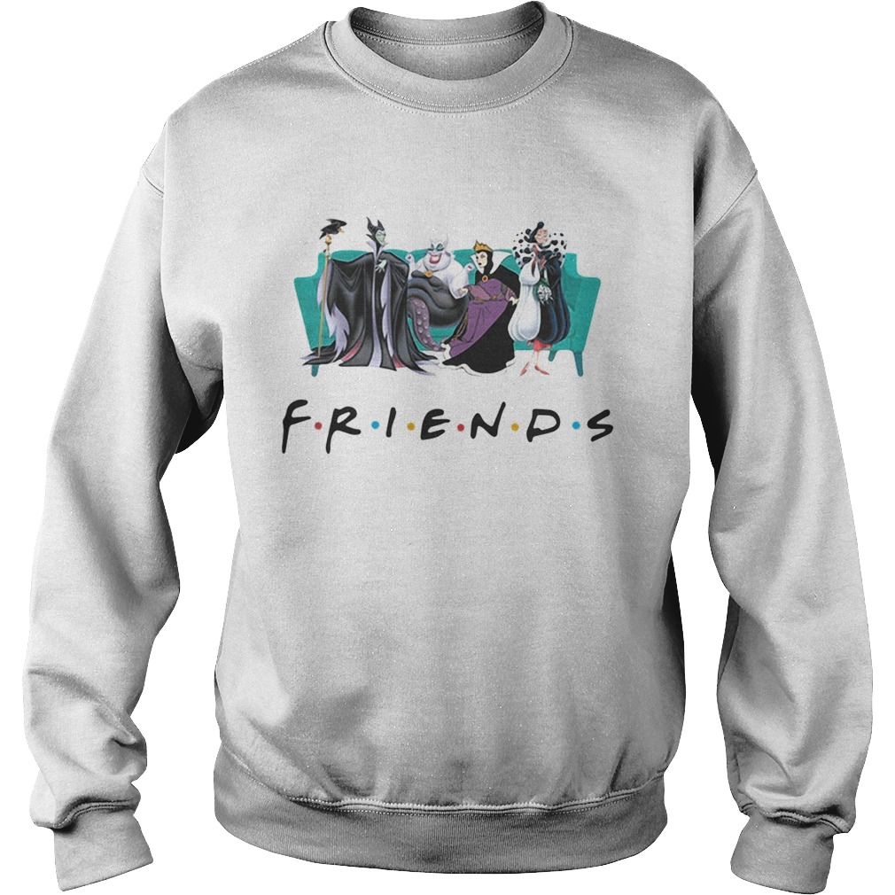 Disney Queens friends Cruella De Vil evil Queen Ursula maleficen Sweatshirt