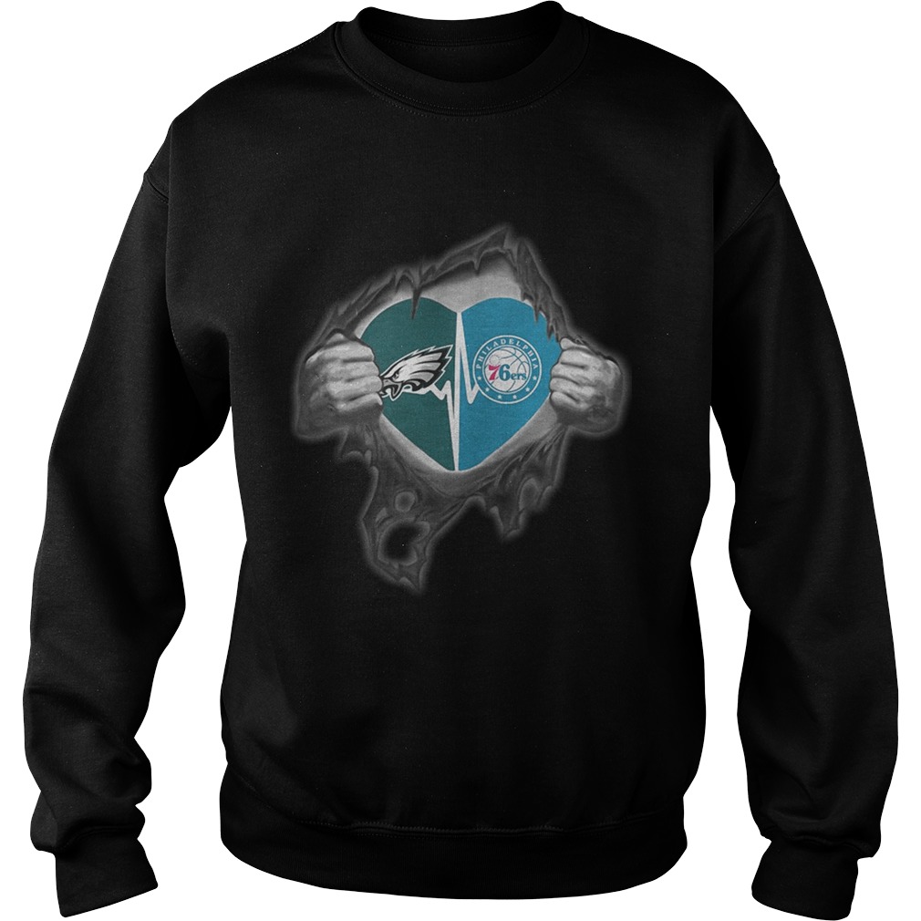 Eagles 76Ers Its in my heart inside me Sweatshirt