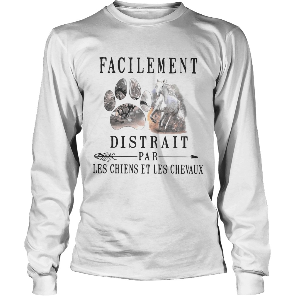 Facilement distrait par les chiens et les chevaux LongSleeve