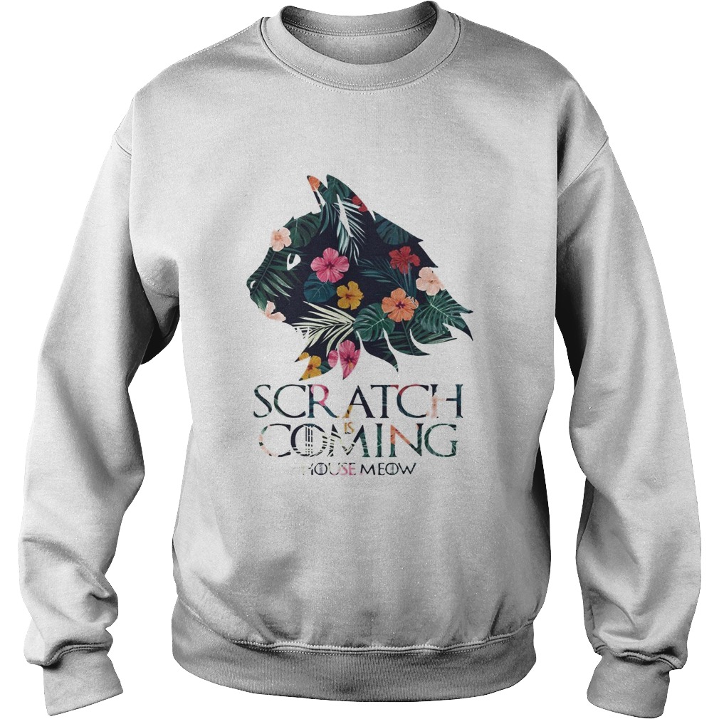 Game of Thrones scratch is coming house meow Cat Drago Sweatshirt