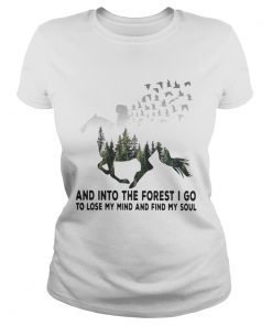 Girl riding horse and into the forestI go to lose my mind and find Classic Ladies