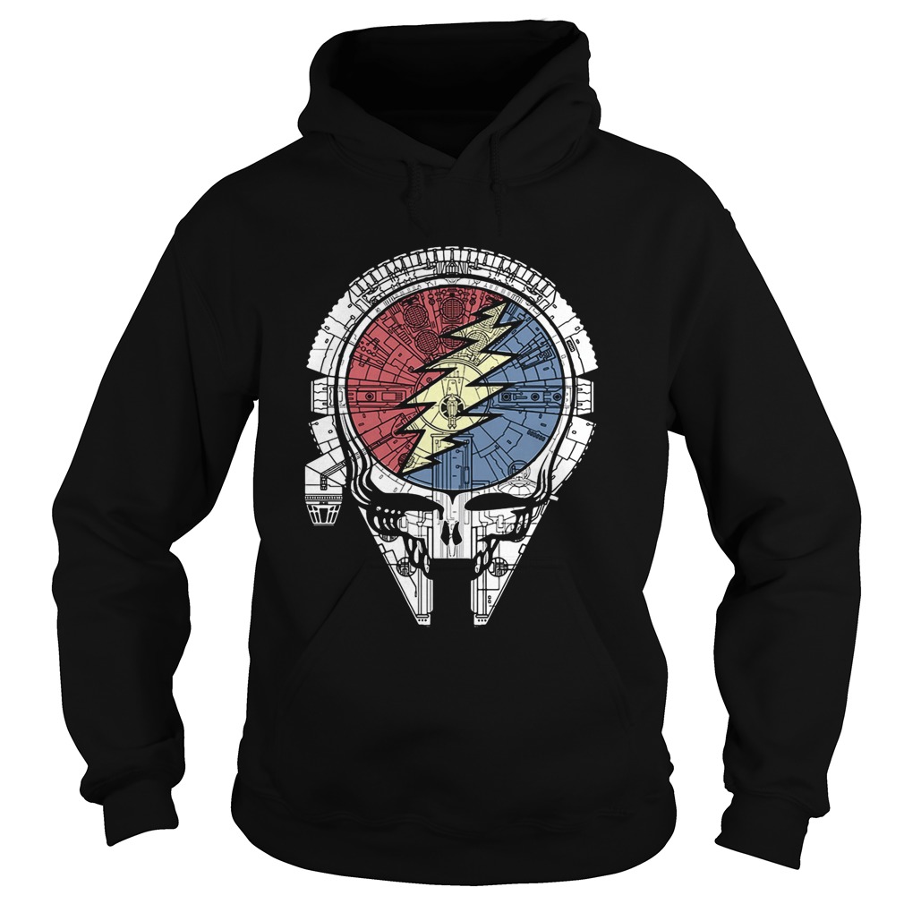 Grateful dead steal your face Millennium Falcon Hoodie