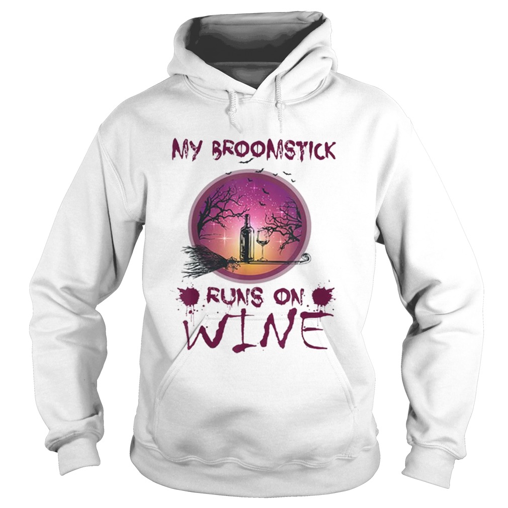 Halloween My Broomstick Runs On Wine LlMlTED EDlTlON Hoodie