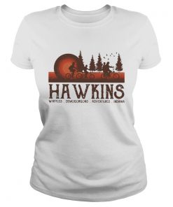 Hawkins Waffles Demogorgons Adventures Indiana Stranger Things  Classic Ladies