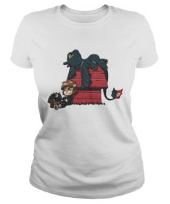 Hiccup with Toothless Peanuts style  Classic Ladies