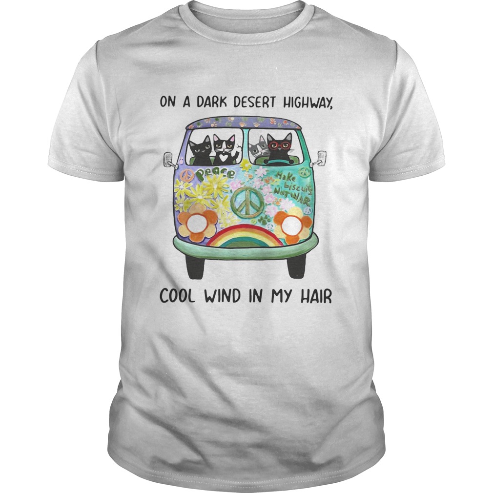 Hippie cats On a dark desert highway cool wind in my hair Unisex