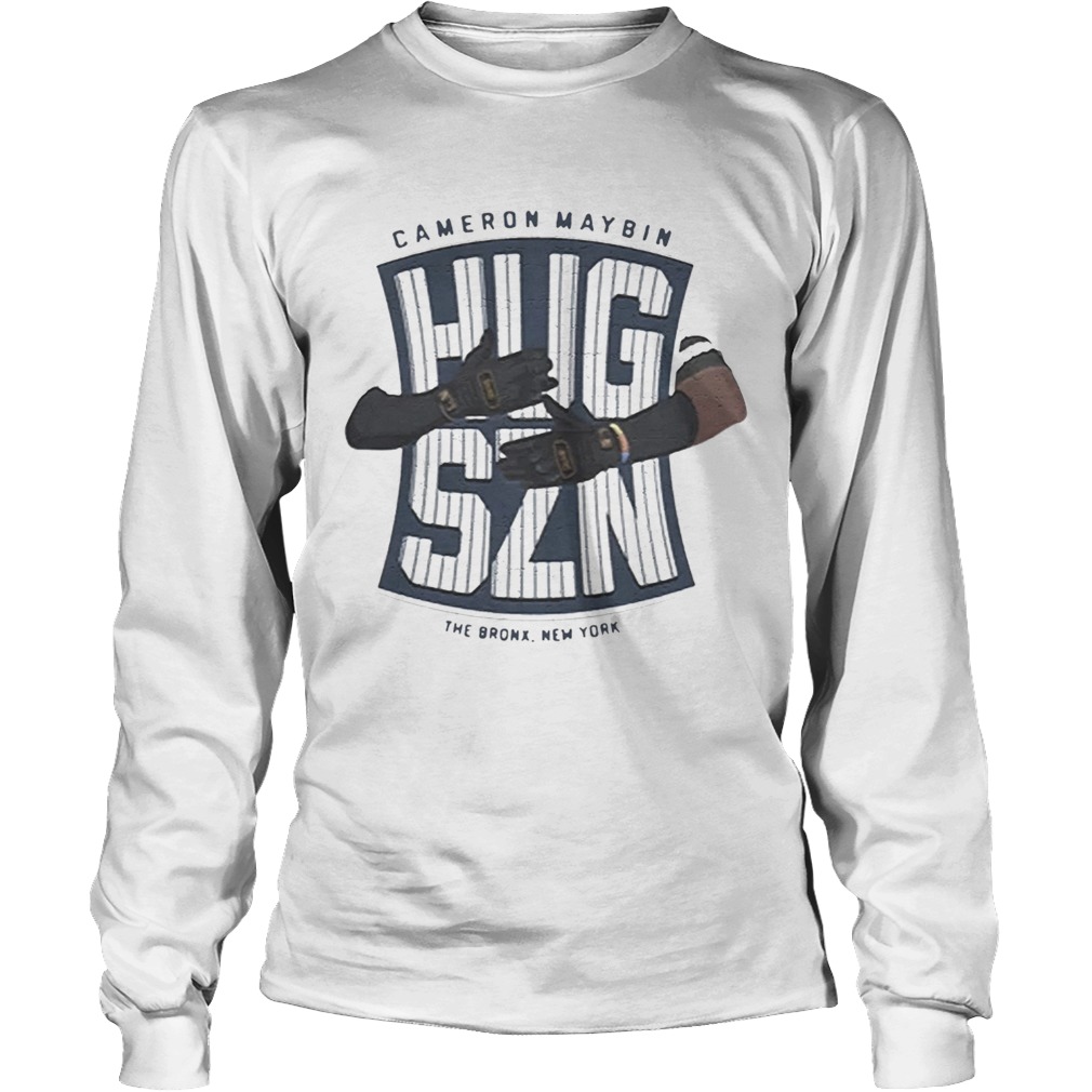 Hug szn by cameron maybin x bronx pinstripes t LongSleeve