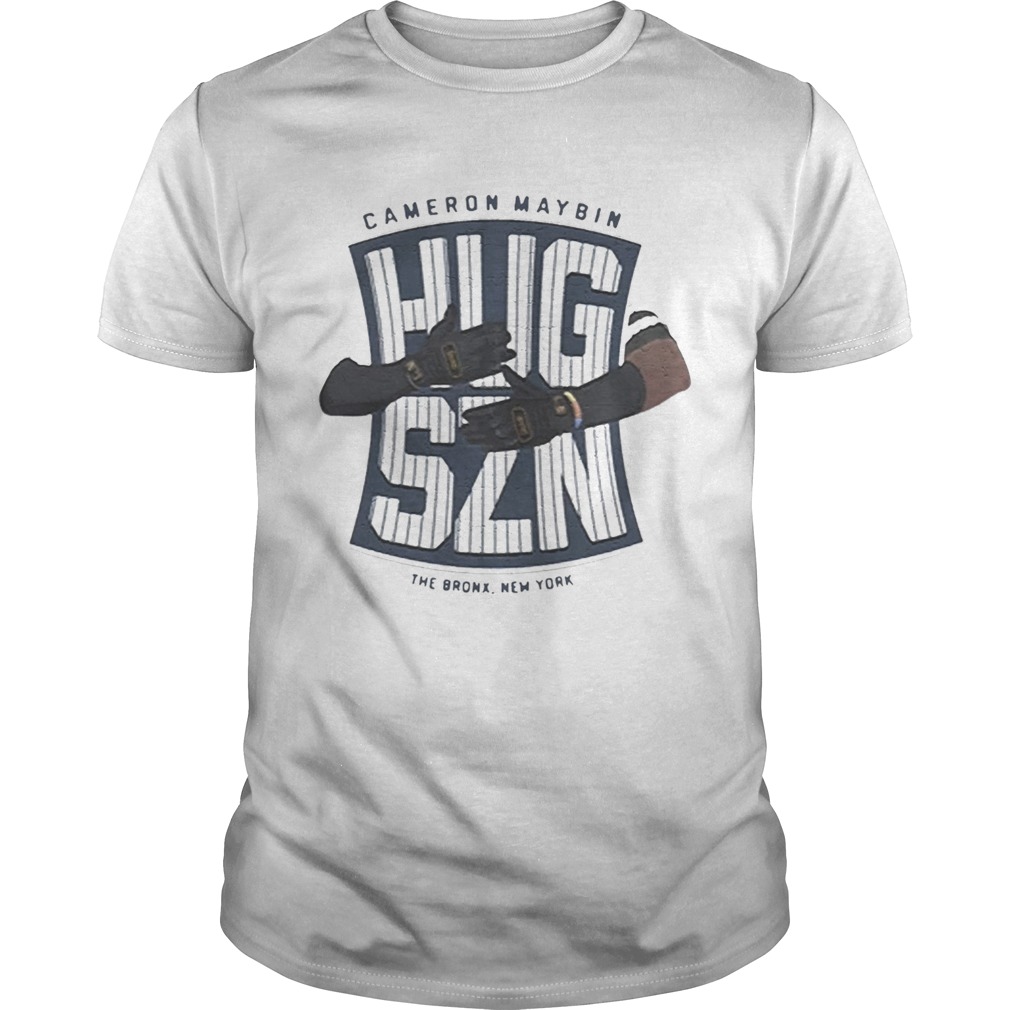 Hug szn by cameron maybin x bronx pinstripes t shirt