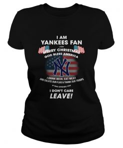 I am Yankees fan I say Merry Christmas God bless America  Classic Ladies