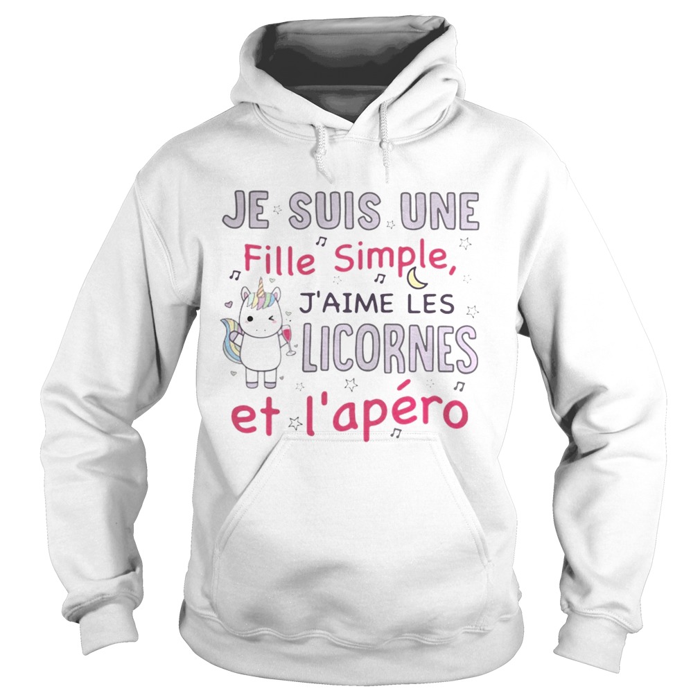 Je Suis Une Fille Jaime Les Licornes Et Lapro Shirt Hoodie