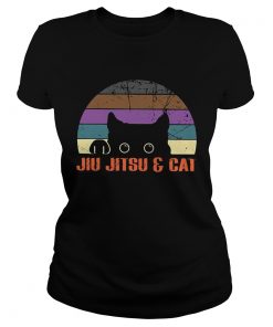 Jiu Jitsu and cat vintage  Classic Ladies
