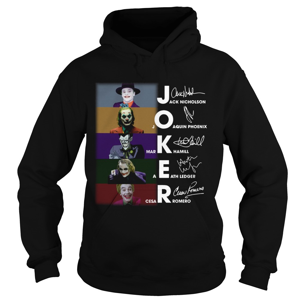 Joker all version signature Hoodie