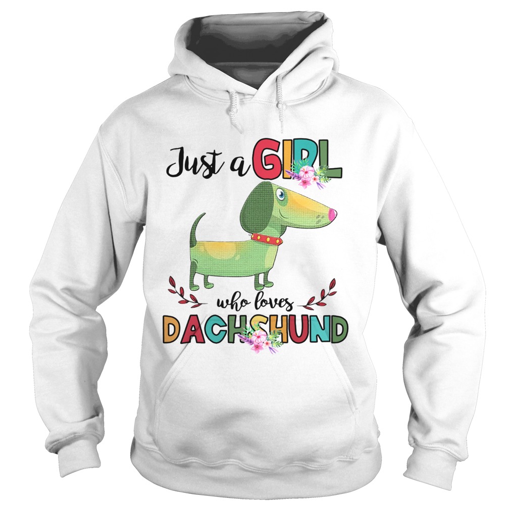Just a girl who love Dachshund Hoodie