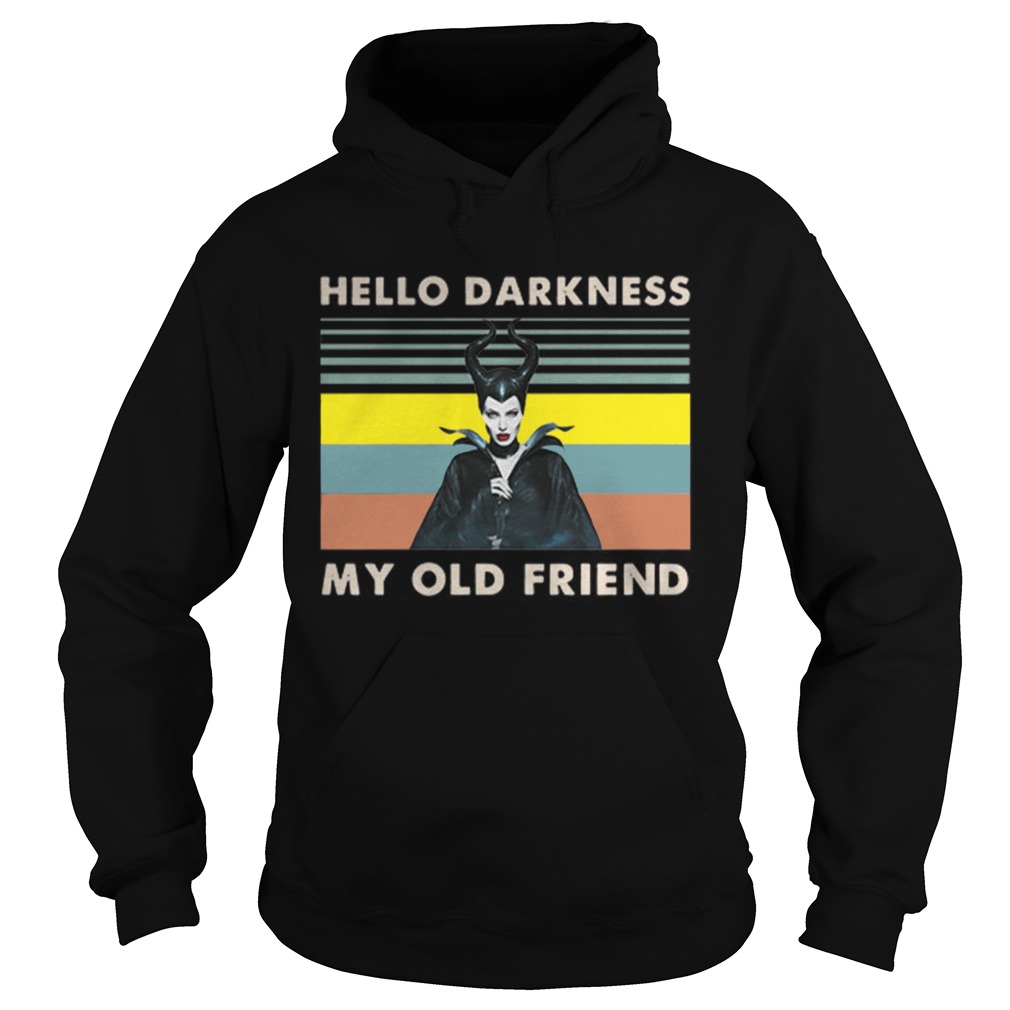 Maleficent hello darkness my old friend vintage Hoodie